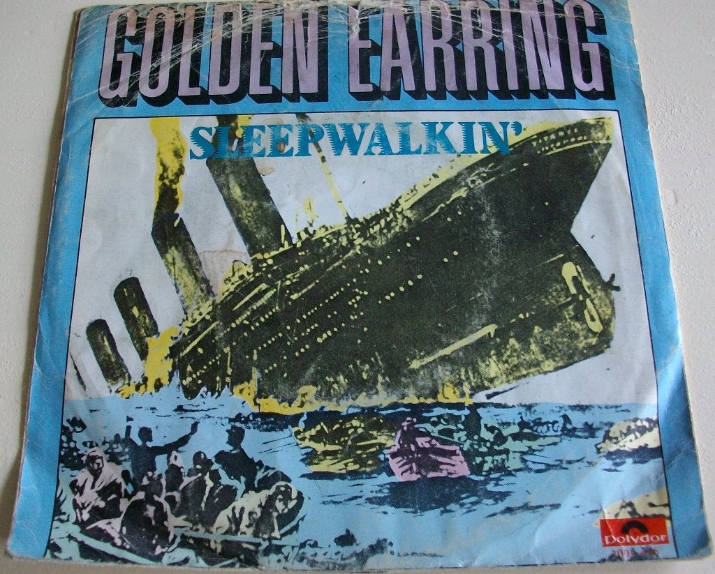Golden earring   Sleepwalking, Cd's en Dvd's, Vinyl Singles, 7 inch, Ophalen of Verzenden, Zo goed als nieuw, Rock en Metal