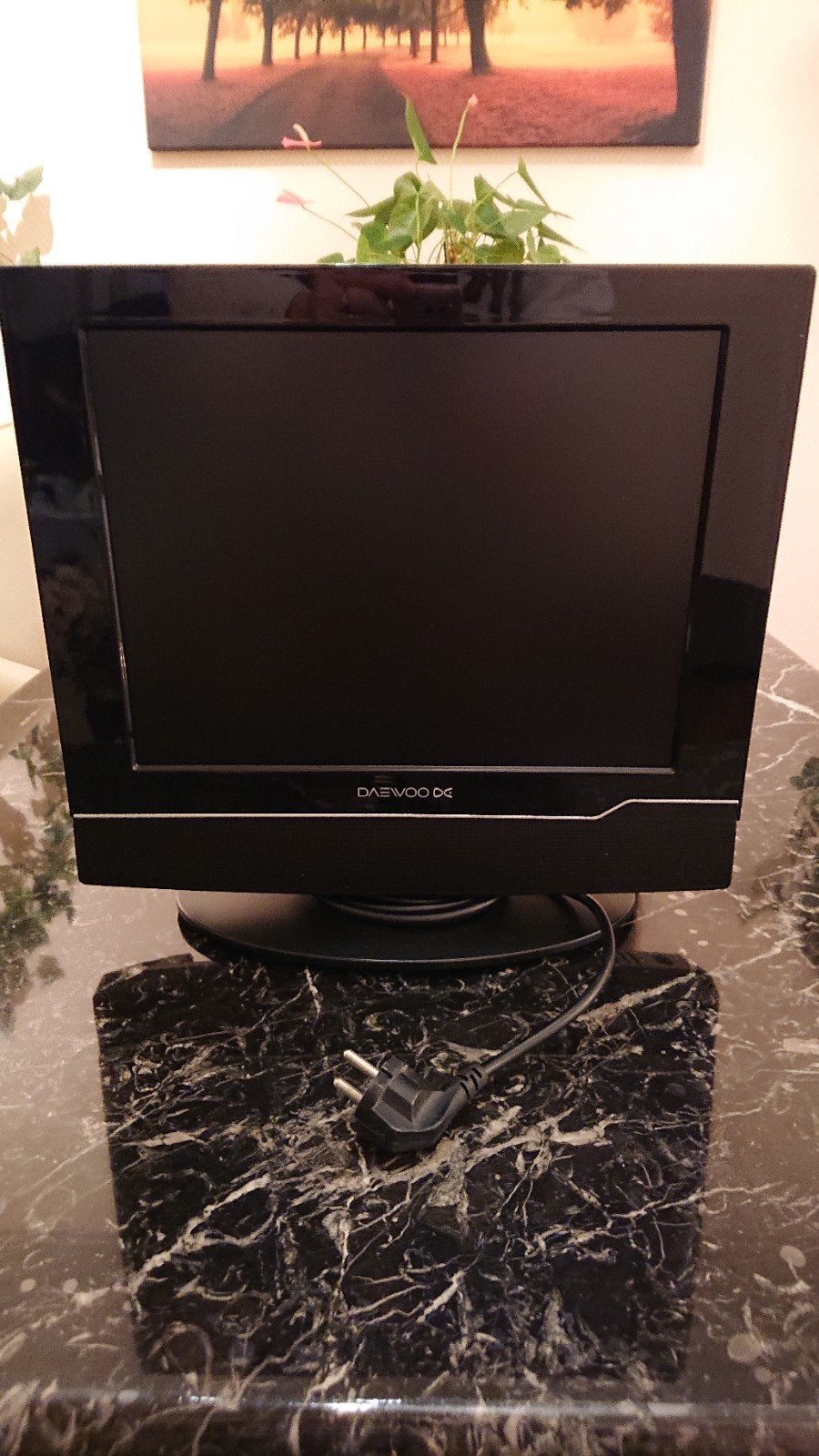 Mooie Kleuren TV met DVD SPELER van Daewoo., Ophalen, 50 Hz, Daewoo, LCD