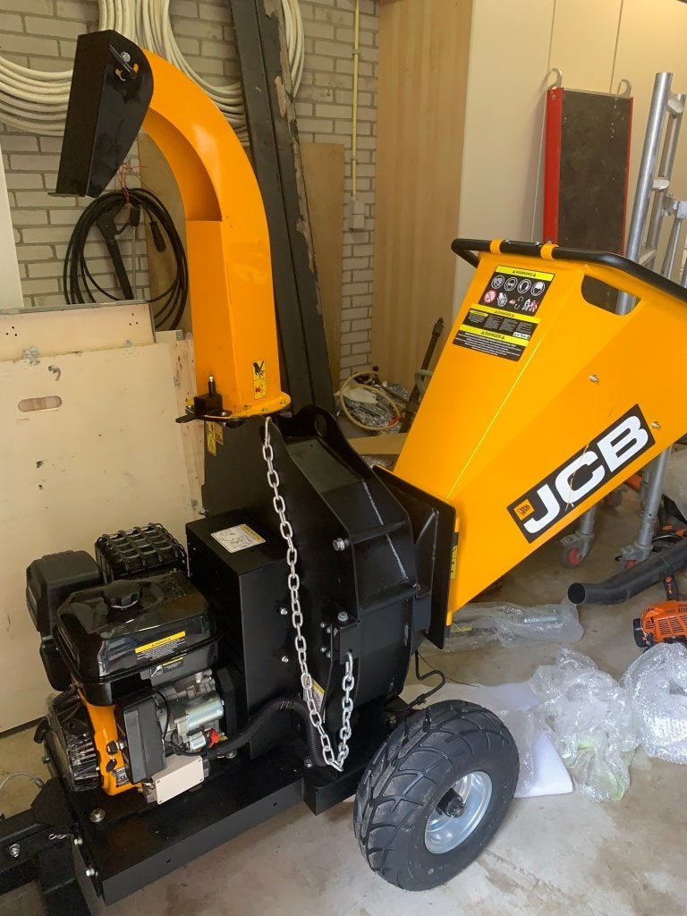 houtversnipperaar houthakselaar JCB, Tuin en Terras, Hakselaars, Ophalen, Nieuw, Benzine, JCB