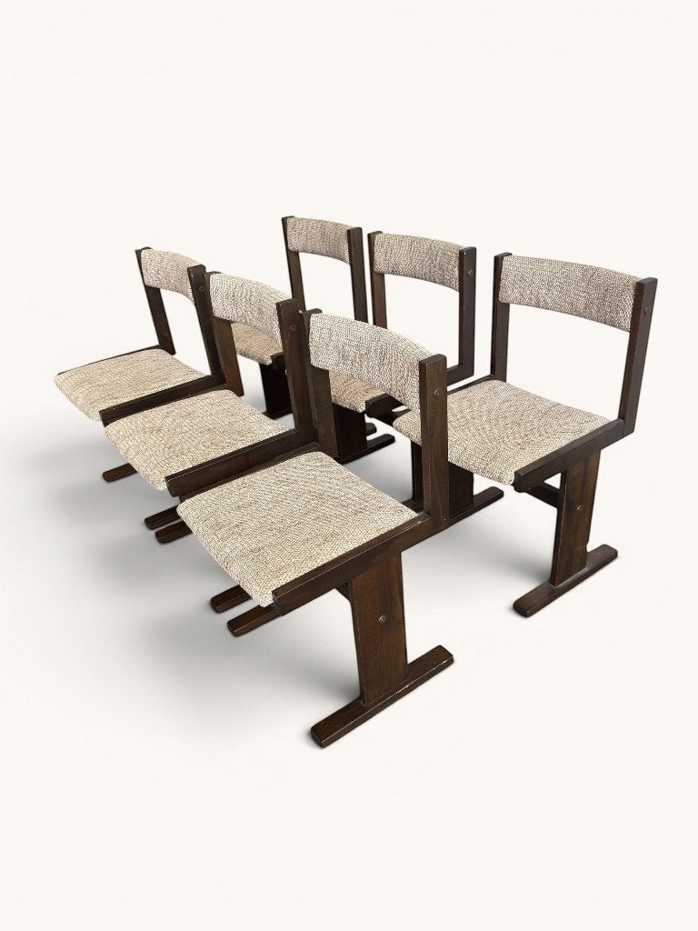6x eetkamerstoelen van Poul H. Poulsen voor Gangsø Møbler, Huis en Inrichting, Stoelen, Ophalen, Overige kleuren, -, -