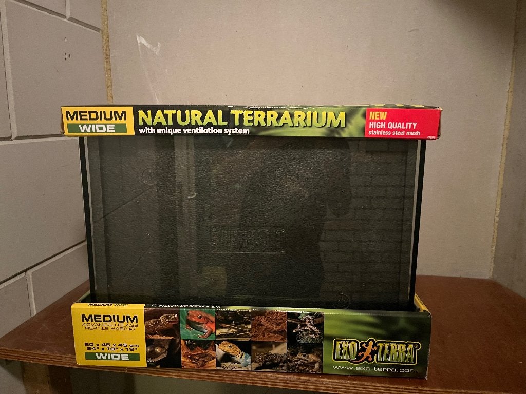 Terrarium complete set, Ophalen, Zo goed als nieuw, Terrarium of Paludarium