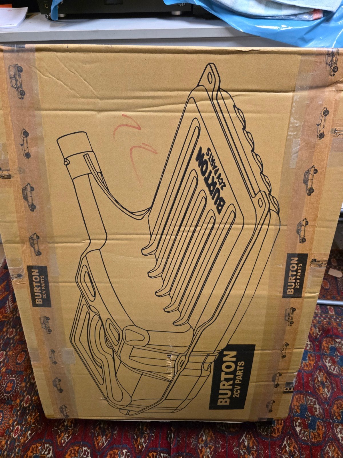 Burton 2CV XXL Benzinetank incl. bevestigingsset, Ophalen, Nieuw, Citroën