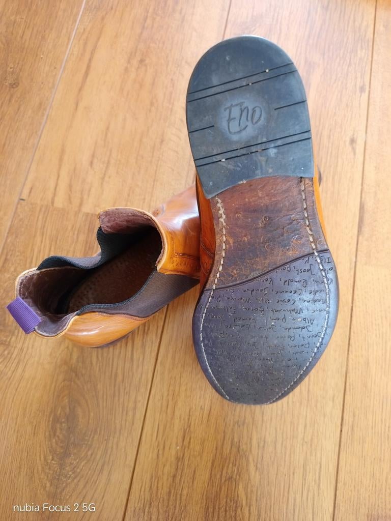 Floris van Bommel Leren Boots - Cognac, Kleding | Heren, Schoenen, Bruin, Boots, Floris van Bommel, Ophalen of Verzenden