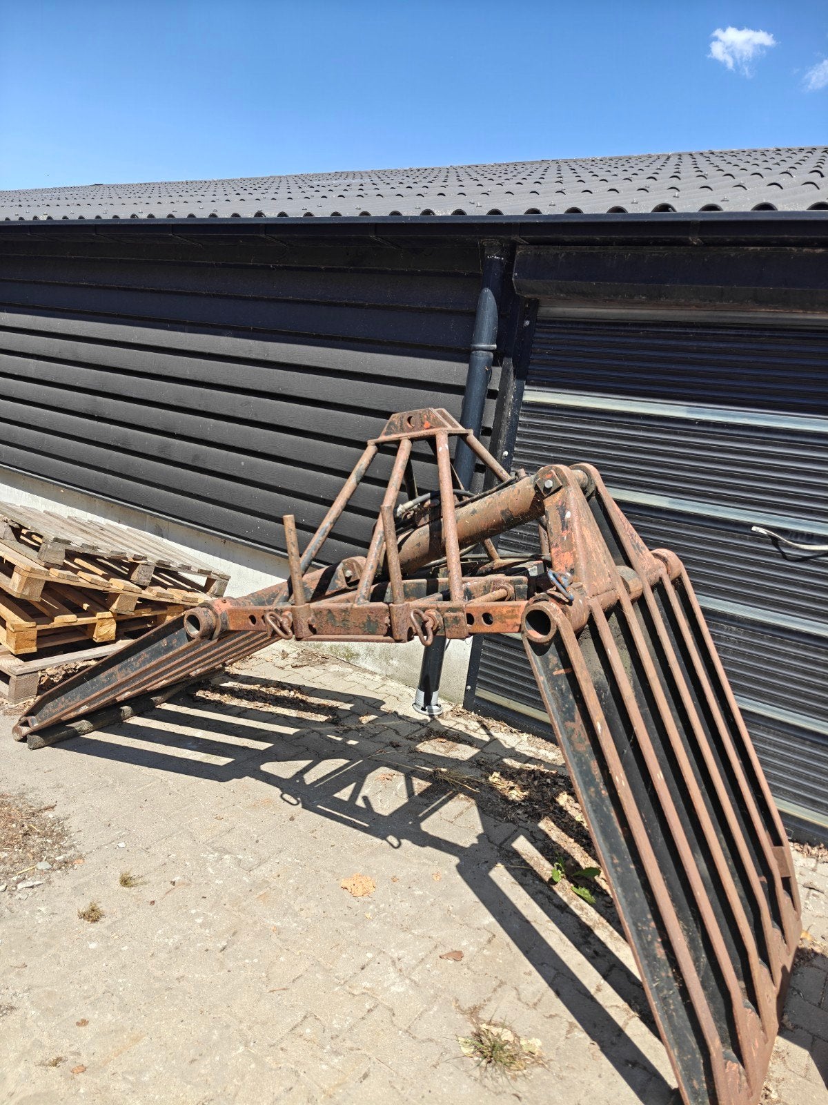 Hiab stenenklem, Ophalen