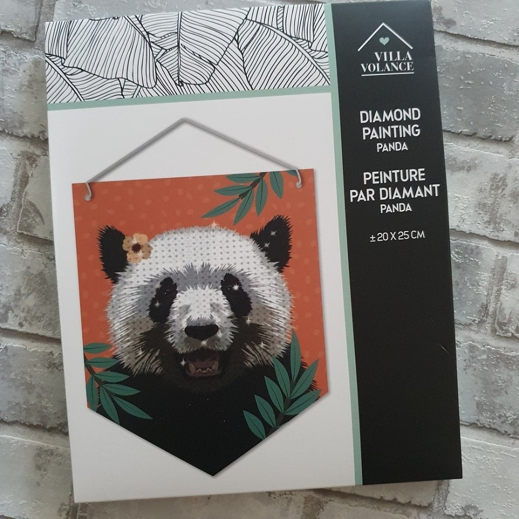 Diamond painting banner, Panda , decoratie, DIY, zelf maken, D, Nieuw, Ophalen of Verzenden, D