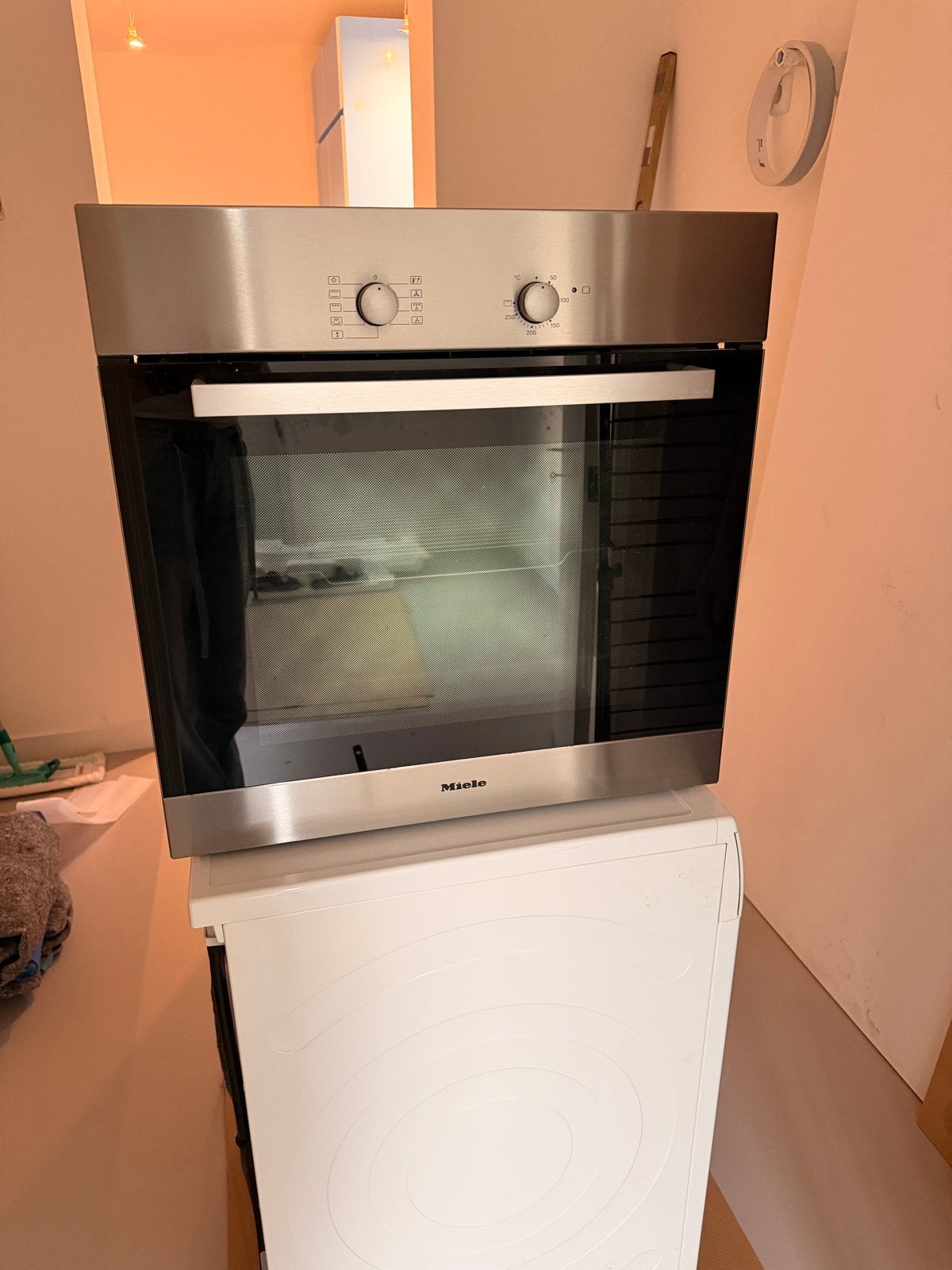 Miele H4402B Inbouw Oven 60cm - RVS, Ophalen, Gebruikt, Oven, 60 cm of meer