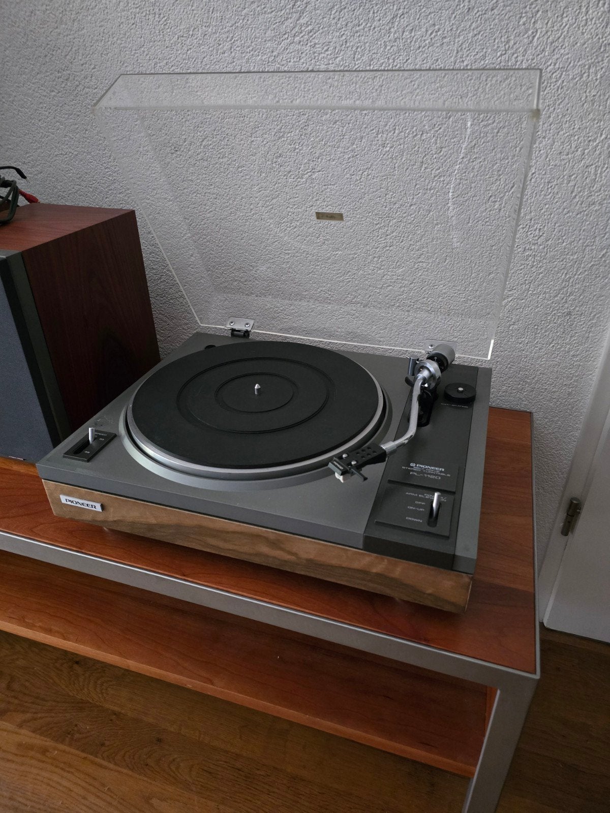 Pioneer PL-112D platenspeler geupgrade en echtWalnotenfine, Ophalen of Verzenden, Refurbished, Platenspeler, Pioneer