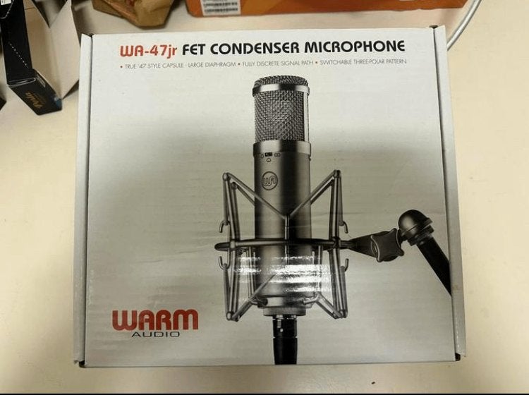Warm Audio WA-47jr FET Condenser Mic - Z.G.A.N, Ophalen of Verzenden, Zo goed als nieuw, Studiomicrofoon