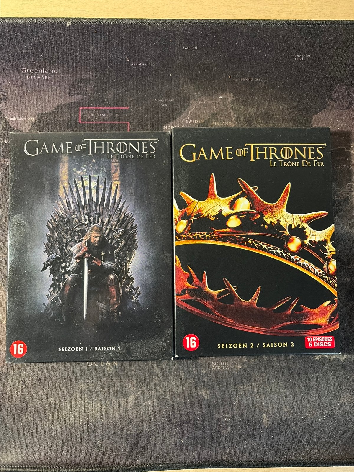 Game of Thrones Seizoen 1 & 2 Blu-ray, Engels, Vanaf 16 jaar, Seizoen 1, Nederlands
