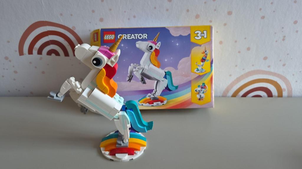 LEGO Creator Eenhoorn 3-in-1 set 31140, Compleet, Lego, Ophalen of Verzenden, Zo goed als nieuw