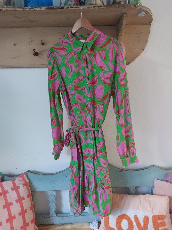 POM Amsterdam doorknoopjurk / blousejurk (Maat 40) – NIEUW, Kleding | Dames, Maat 38/40 (M), Nieuw, Ophalen of Verzenden, Pom Amsterdam