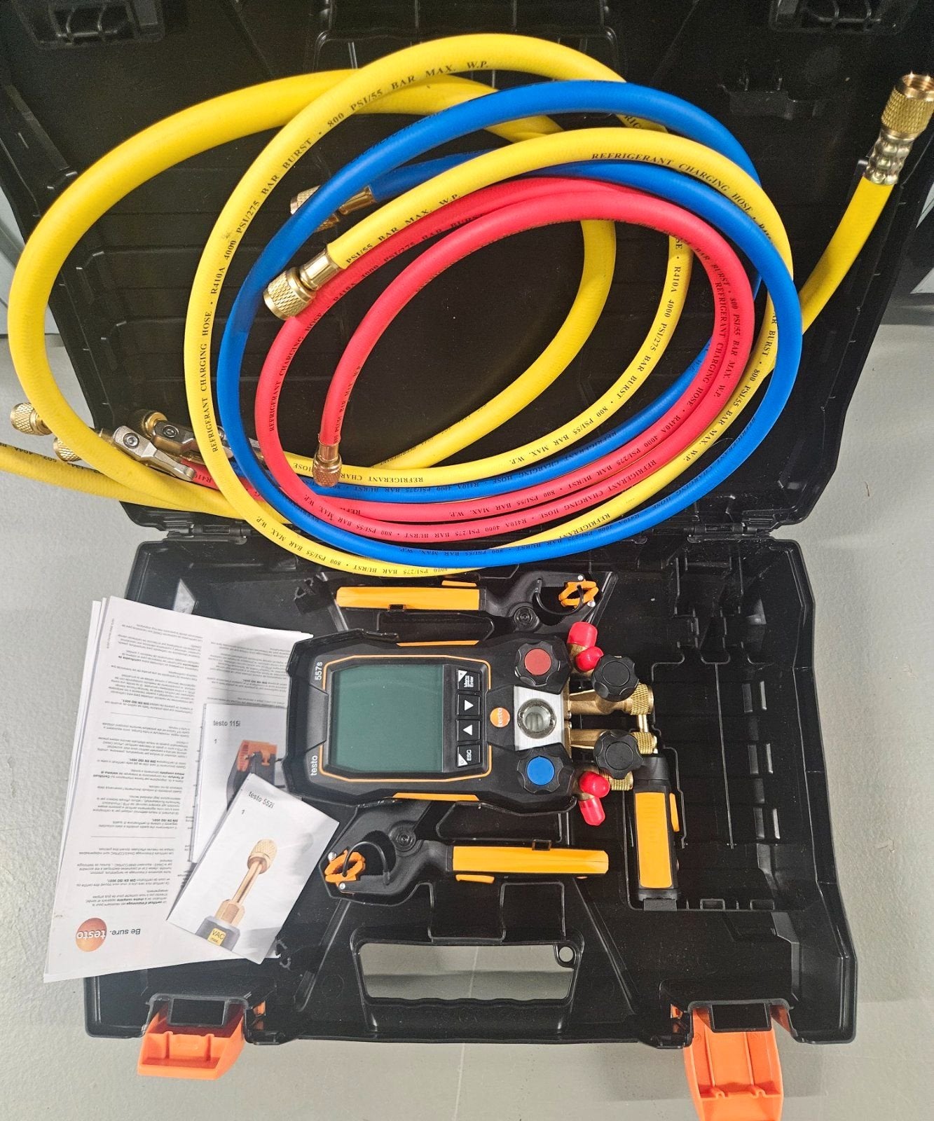 Testo 557s Digitale Monteurhulp Set met 115i en 552i, Doe-het-zelf en Verbouw, Ophalen of Verzenden, Zo goed als nieuw