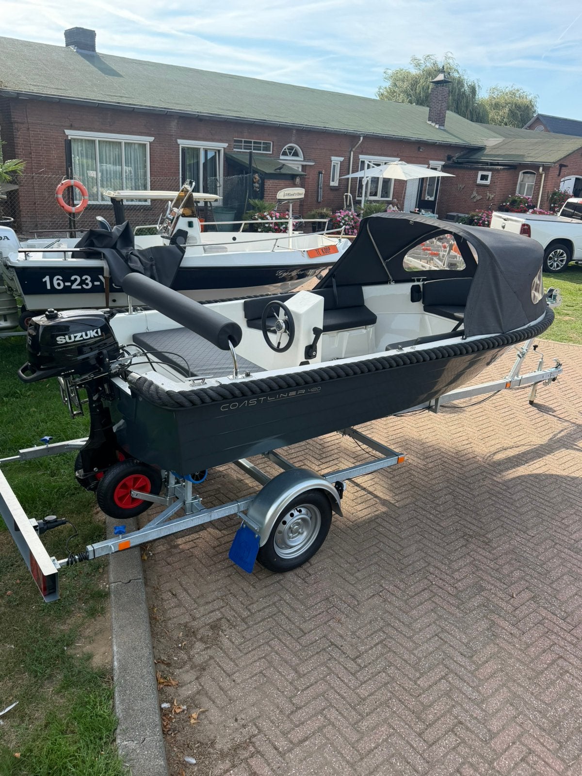 Coastliner suzuki 6pk 4 takt bwj 024 in nieuwstaat, Watersport en Boten, Ophalen, Zo goed als nieuw, Coastliner