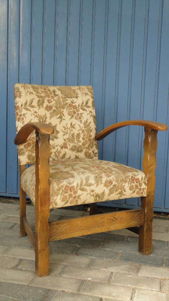 Vintage dames fauteuiltje, Ophalen, Overige materialen, Gebruikt, Ouderwets