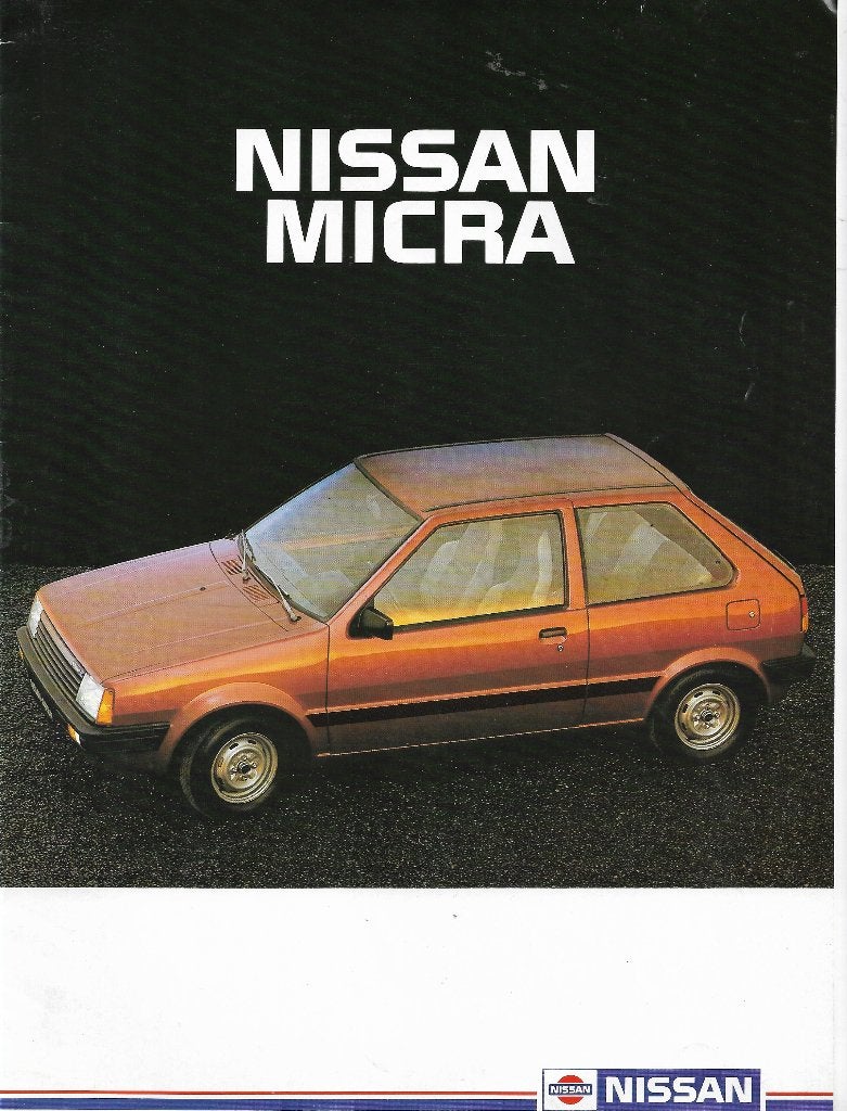Brochure Nissan MICRA, ca. 1980 (NL)., Nieuw, Ophalen of Verzenden, Nissan, NISSAN