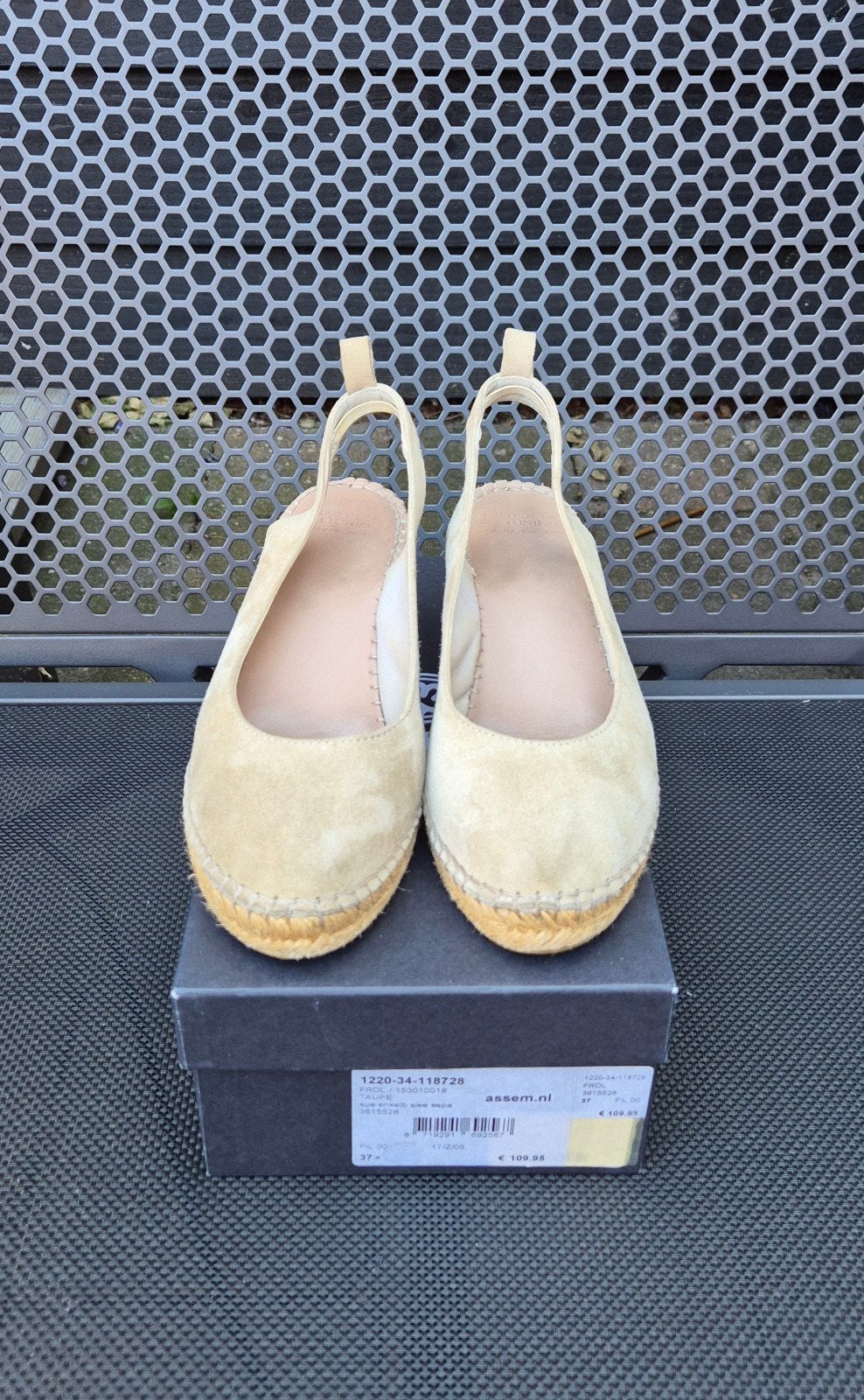 Fred de la Bretoniere Espadrilles Maat 37 Nieuw, Ophalen, Fred de la Bretoniere, Beige, Zo goed als nieuw