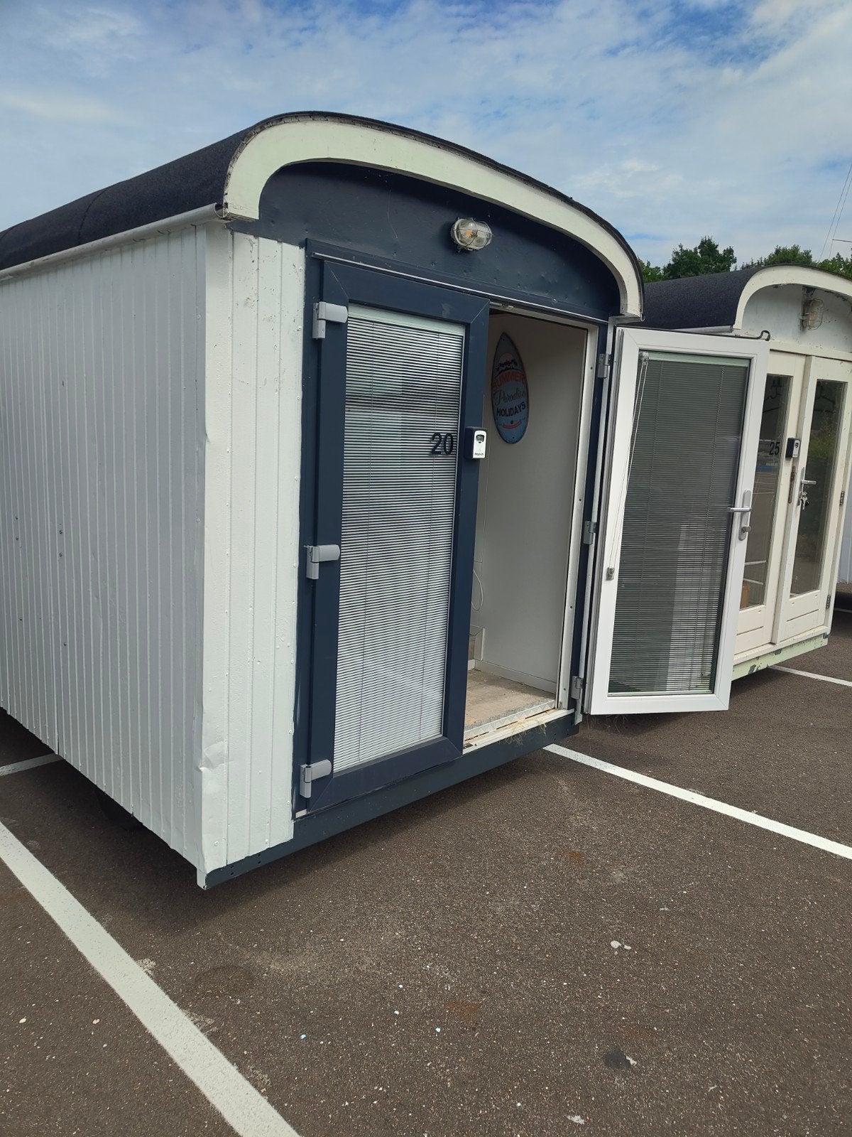 Mobiele unit / Tiny House / Kantoorunit, Doe-het-zelf en Verbouw, Bouwketen en Schaftketen, Ophalen, Gebruikt
