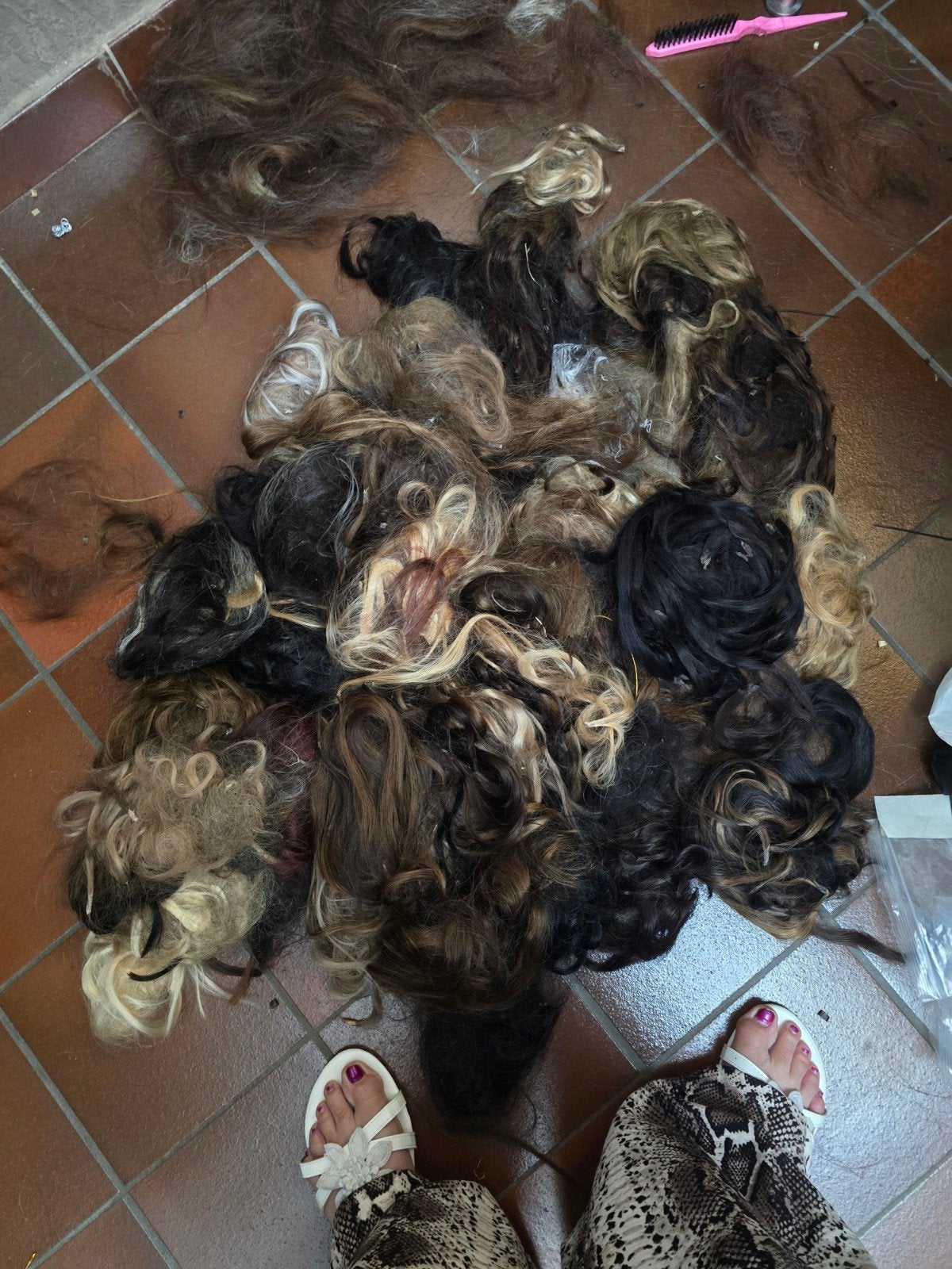 Hairextensions volle zak 1200 stuks, Ophalen of Verzenden, Overige typen