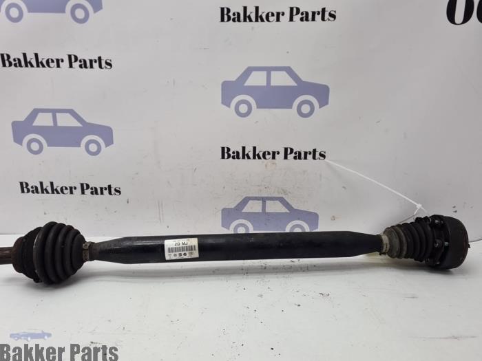 Aandrijfas rechts-voor van een Volkswagen Golf, Gebruikt, -, Volkswagen, -