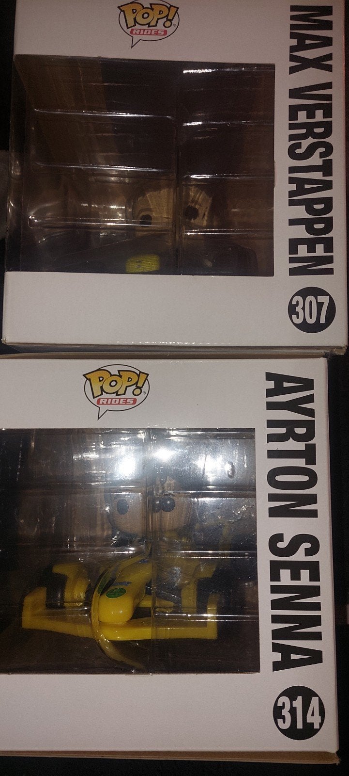 Funko Rides  2x Senna geel en Max, Verzenden, Zo goed als nieuw