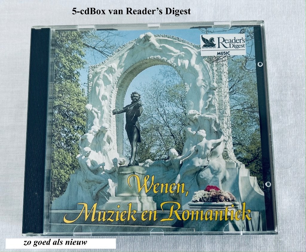 5-cdBox Wenen, Muziek & Romantiek Readers Digest, Ophalen, Boxset, Opera of Operette, Zo goed als nieuw