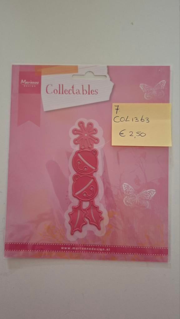Marianne Design Collectables COL1363 - Nieuw, Hobby en Vrije tijd, Kaarten | Zelf maken, Ophalen of Verzenden, Nieuw, Overige thema's