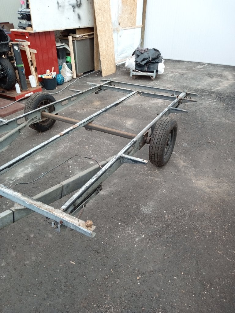Opknapper aanhanger sloop, Ophalen, Gebruikt