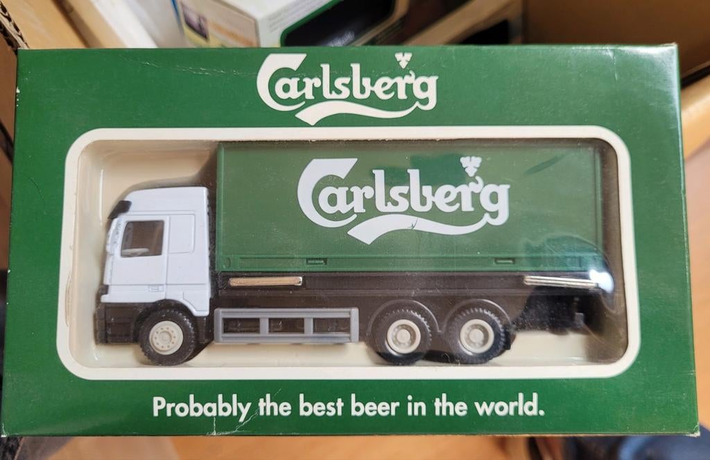 Carlsberg Container Truck., Hobby en Vrije tijd, Modelauto's | 1:43, Ophalen of Verzenden, Bus of Vrachtwagen, Overige merken