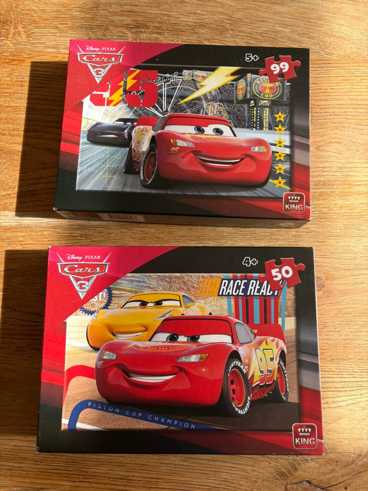 cars puzzels: 50 stukjes en 99 stukjes, Ophalen of Verzenden, Meer dan 50 stukjes, Zo goed als nieuw, 4 tot 6 jaar