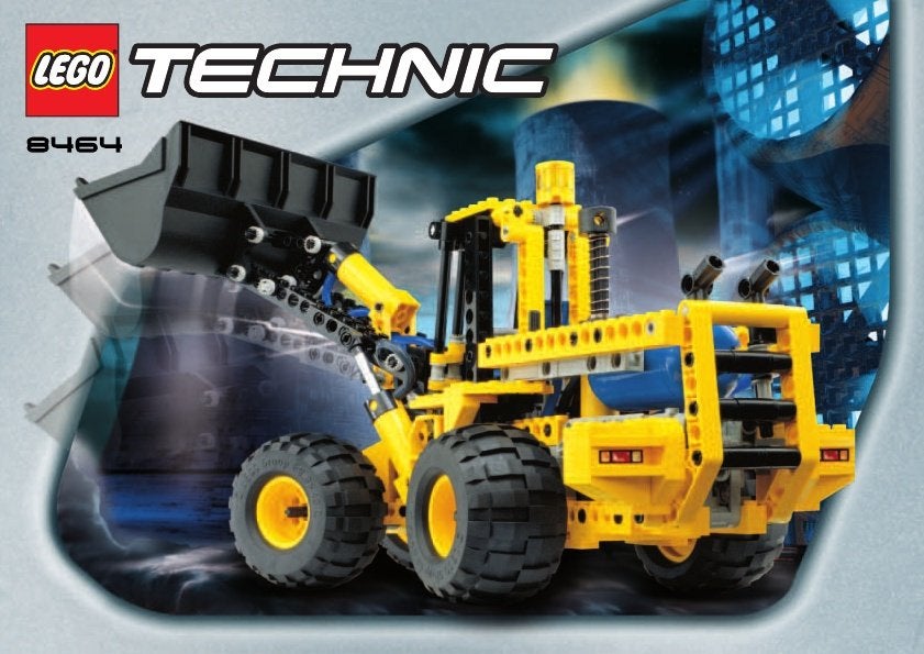 Lego Technic Wiellader 8464, Lego, Compleet, Ophalen of Verzenden, Zo goed als nieuw