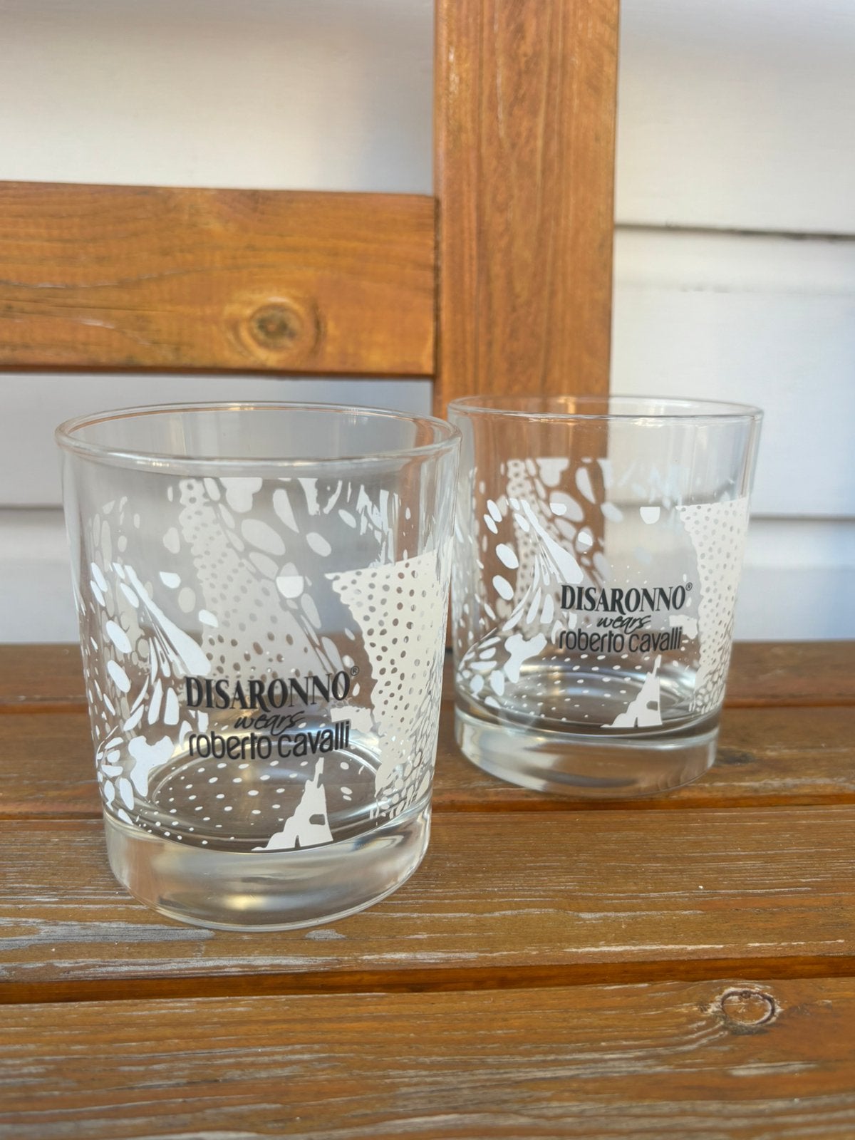 Disaronno wears Roberto Cavalli limited edition whiskey glas, Ophalen of Verzenden