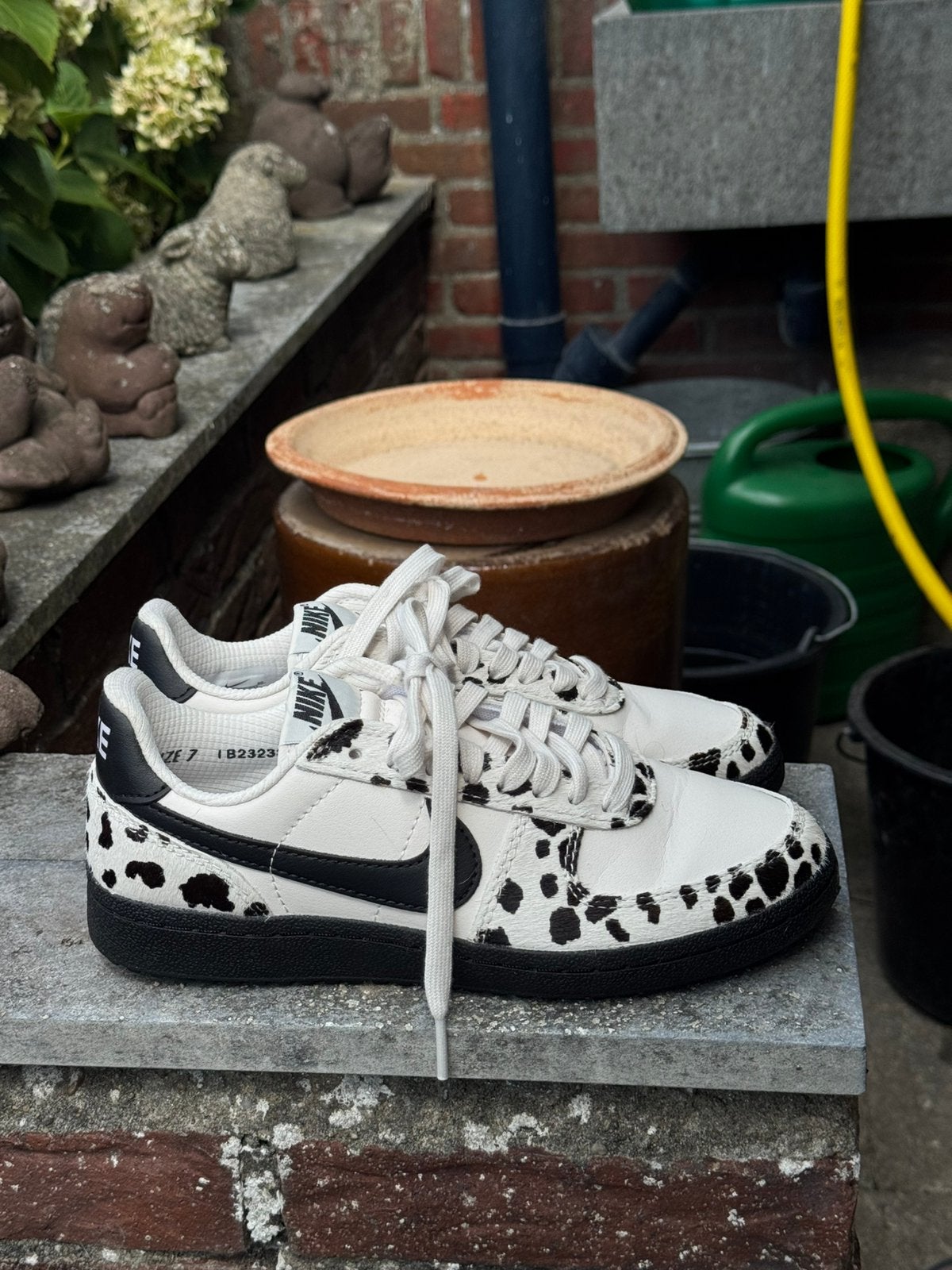 Nike Court Vision Low Premium Pony Hair Dalmatian’ Maat 38, Wit, Nieuw, Ophalen of Verzenden, Sneakers of Gympen