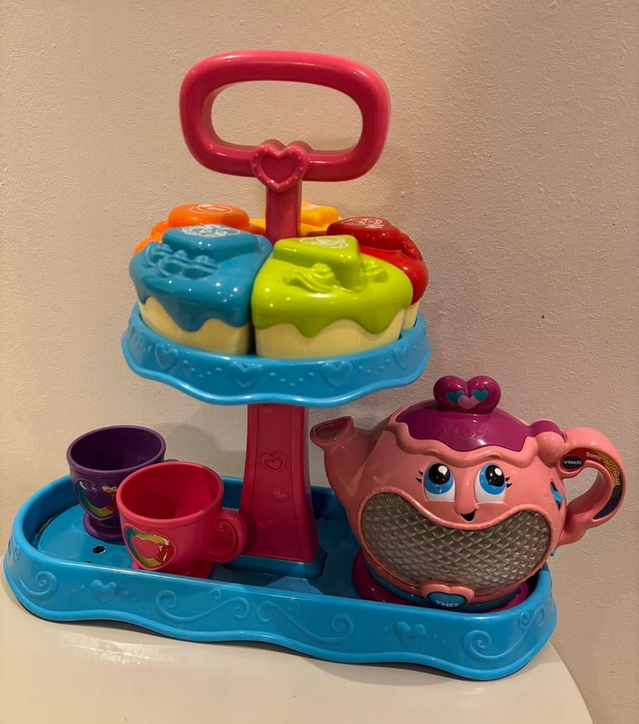 Vtech theeset thee servies met muziek en licht, Ophalen of Verzenden, Gebruikt, 6 maanden tot 2 jaar