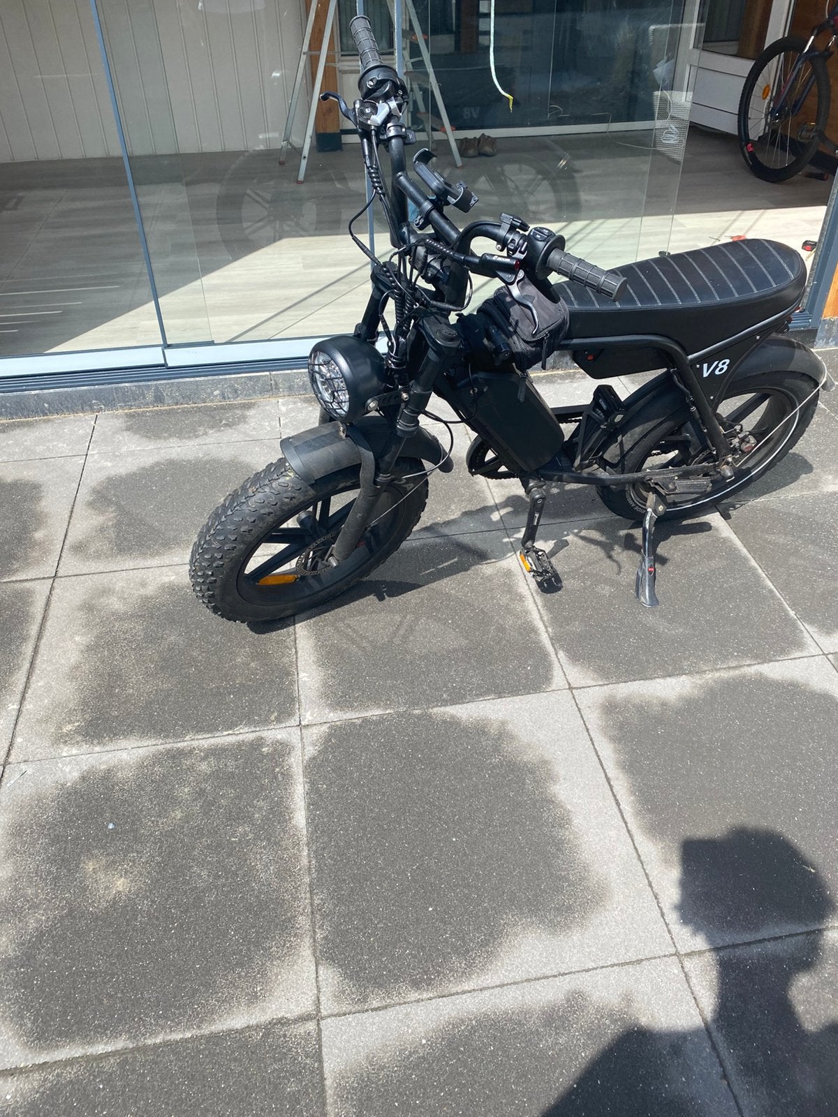 Fatbike dubble accu met surron gashendel, Fietsen en Brommers, Brommerhelmen, Ophalen of Verzenden, Zo goed als nieuw