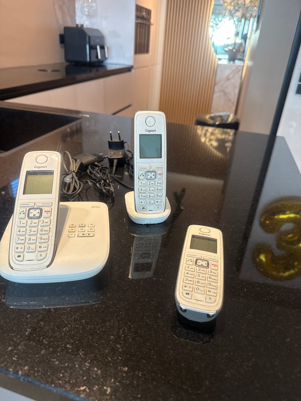 Gigaset A510A draadloze telefoons (3 stuks), Ophalen, Gebruikt, 3 handsets