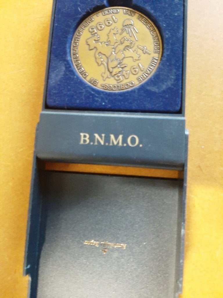 BNMO - Herdenkingsmunt 50 jaar BNMO Koninklijke Begeer 1995, Verzamelen, Ophalen, Landmacht, Nederland, Overige typen