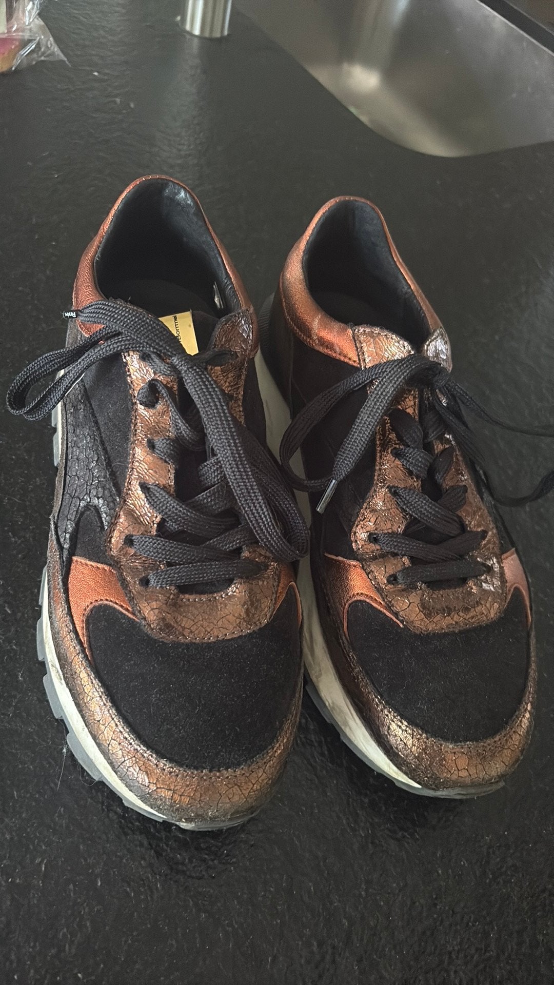 Dames floris van Bommel sneakers, Ophalen of Verzenden, Zo goed als nieuw, Zwart, Sneakers of Gympen