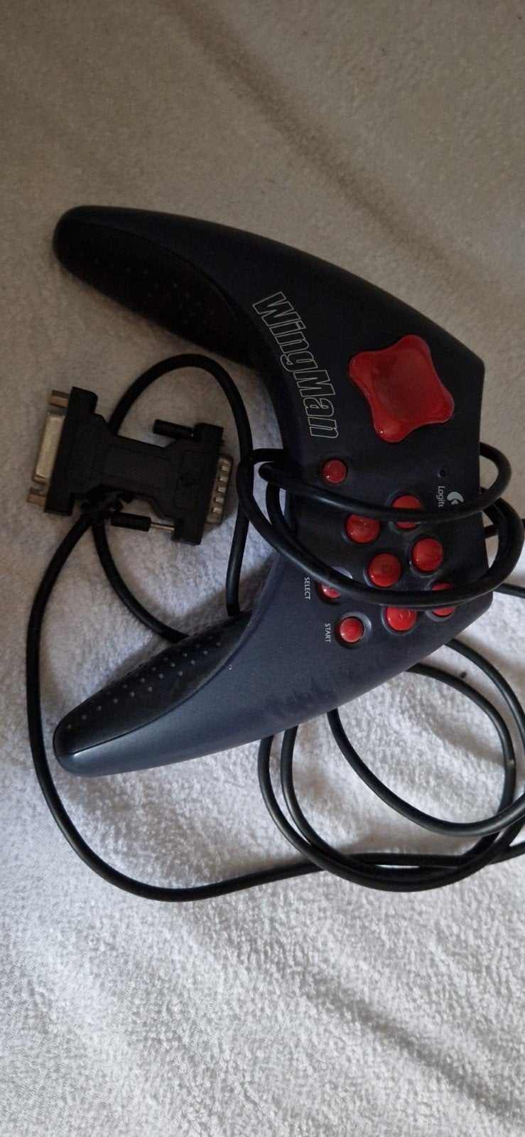 Logitech WingMan Gamepad - Vintage PC Controller, Computers en Software, Joysticks, Ophalen of Verzenden, Gebruikt, Logitech