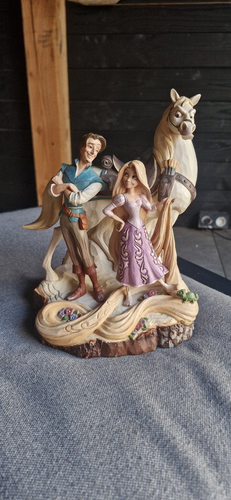 Curved by heart Rapunzel Disney traditions jim shore, Ophalen, Overige figuren, Gebruikt, Beeldje of Figuurtje