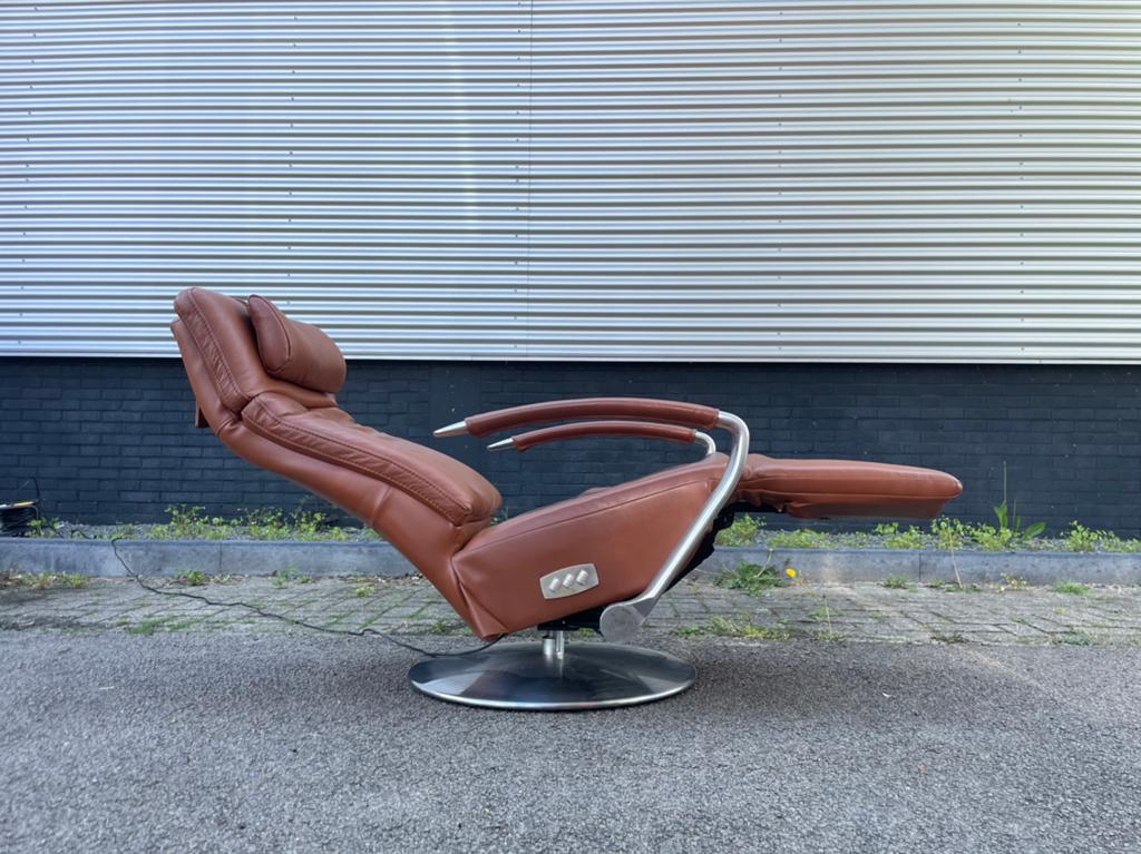Mooie bruine elektrische relax fauteuil / relax stoel, Ophalen of Verzenden, Zo goed als nieuw, Nvt, Nvt