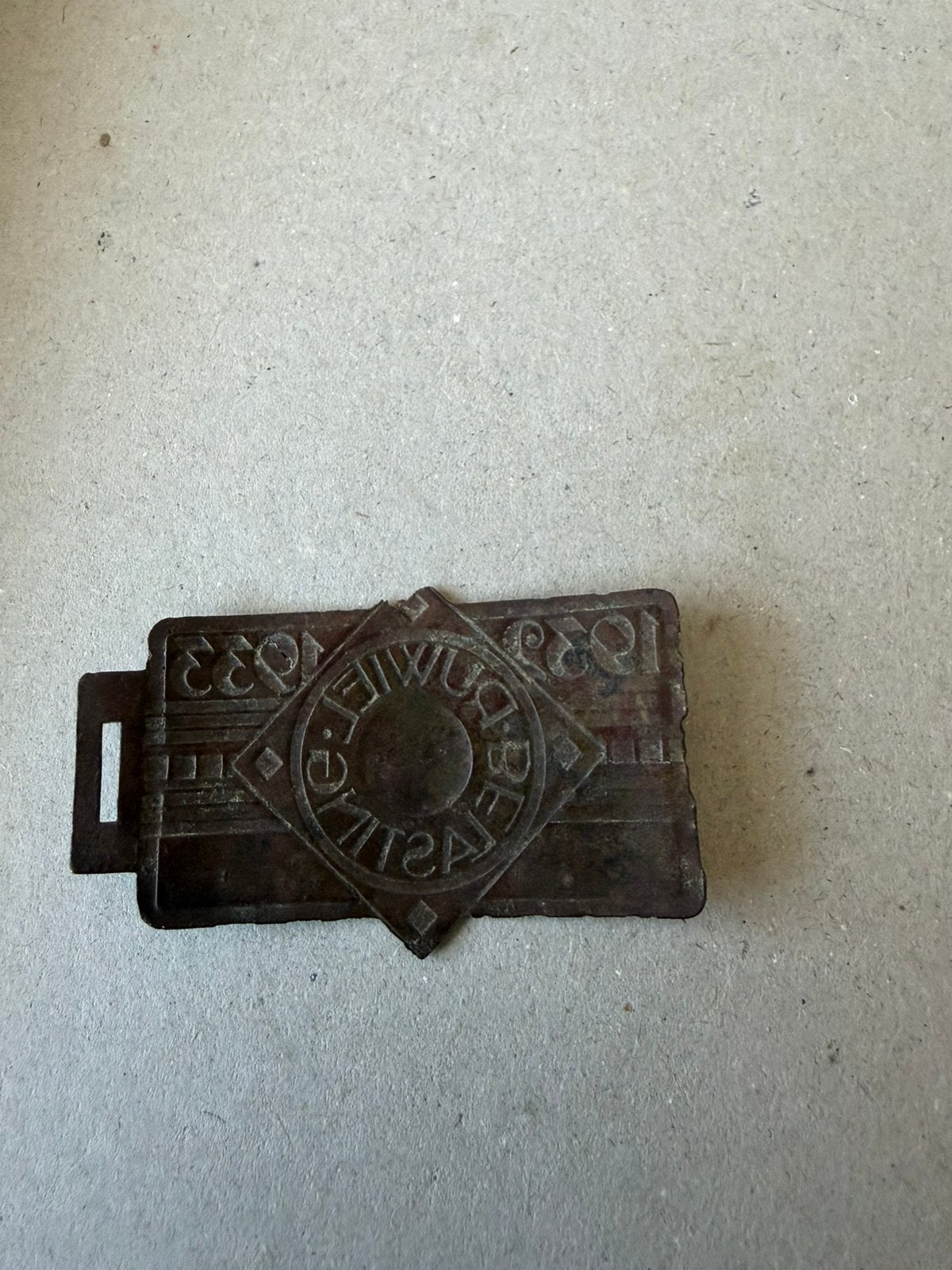 Rijwielbelastingplaatje 1932-1933, Ophalen of Verzenden