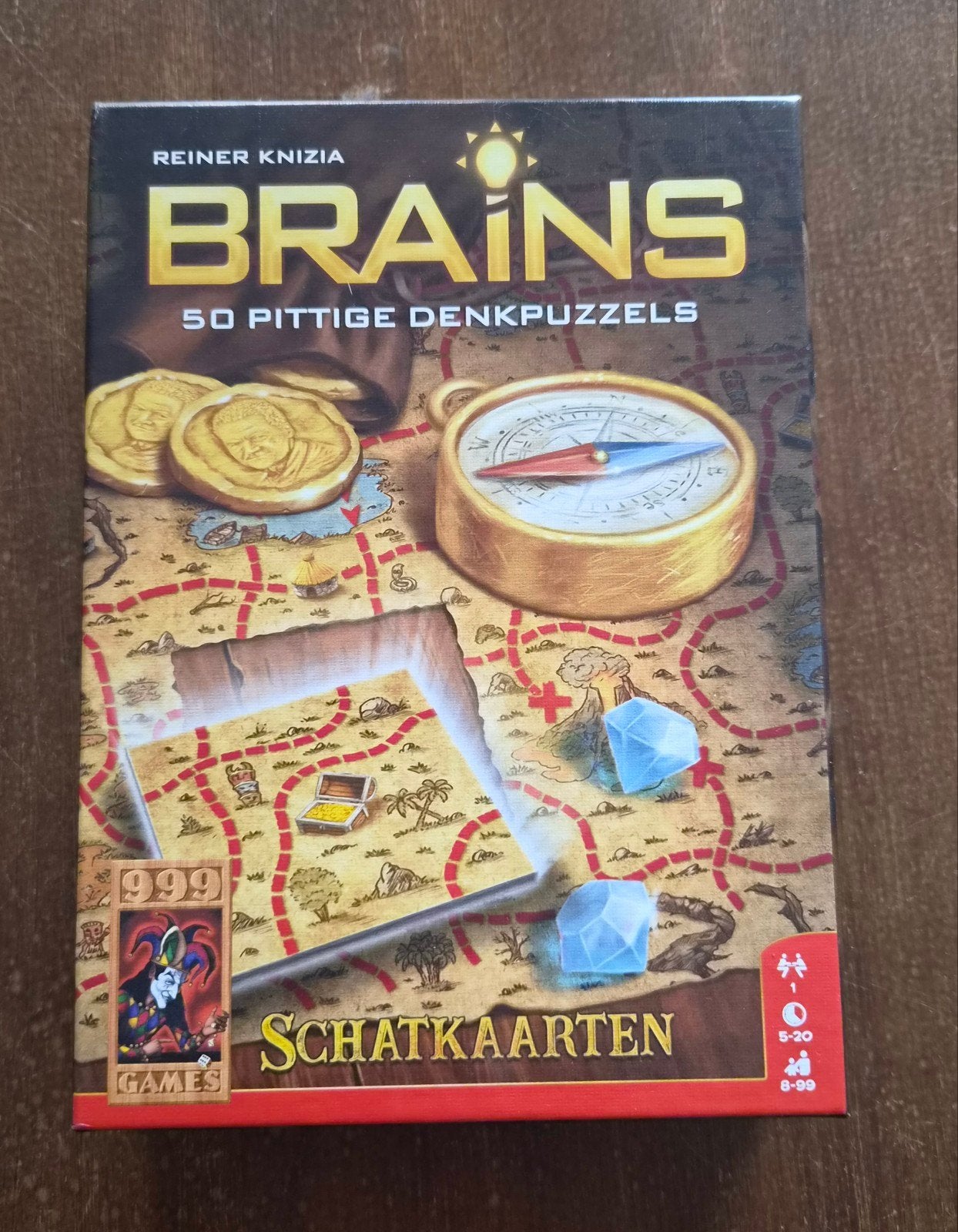 Brains hersenpuzzels schatkaarten, Ophalen of Verzenden, Nieuw