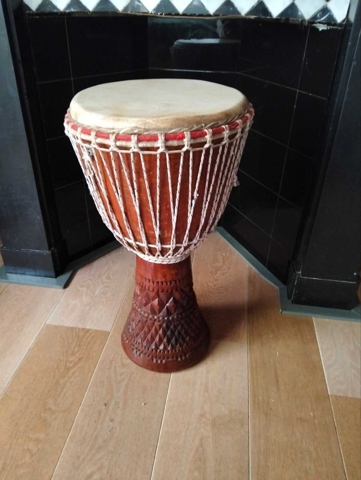 Djembé, Ophalen, Trommel
