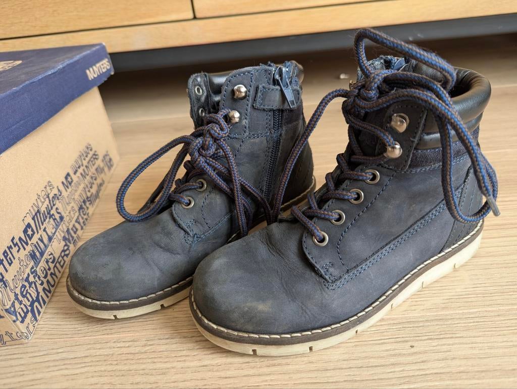 Muyters Kinderschoenen Maat 30 - Blauw rits veter, Gebruikt, Muylers, Jongen of Meisje, Schoenen