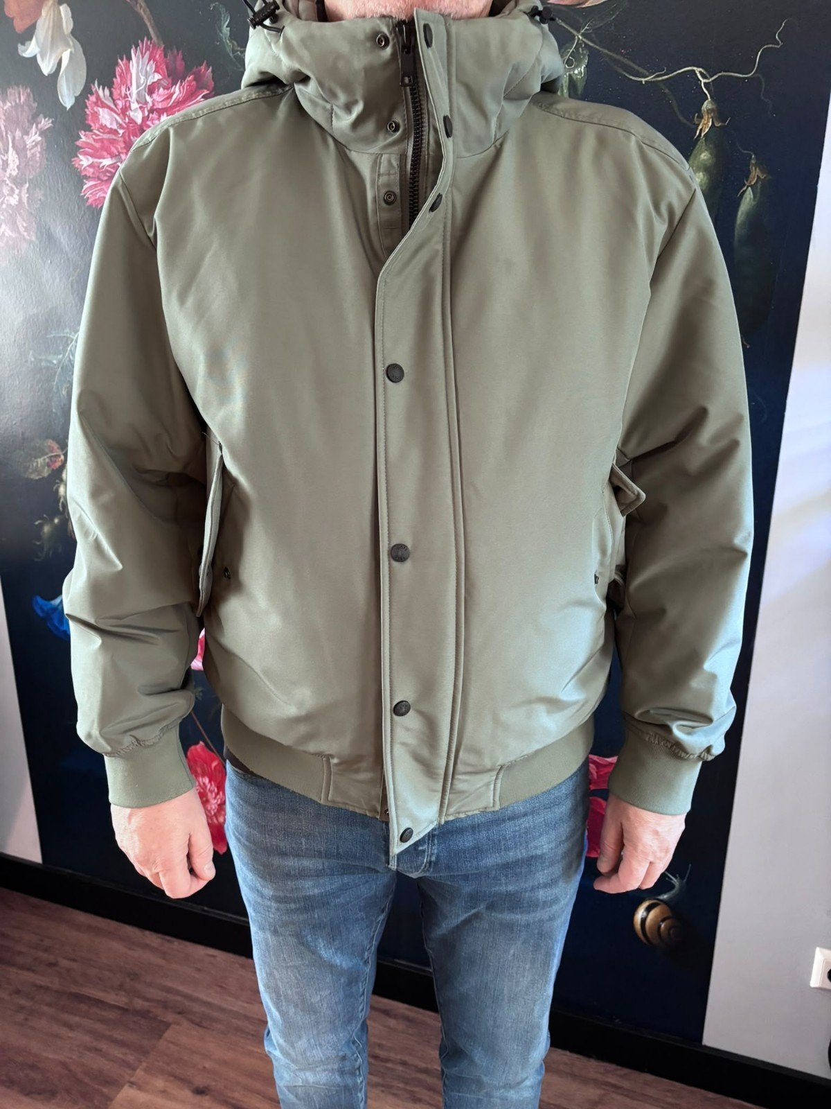 BOSS heren winterjas, maat L , zo goed als nieuw, Maat 52/54 (L), BOSS, Ophalen of Verzenden, Zo goed als nieuw
