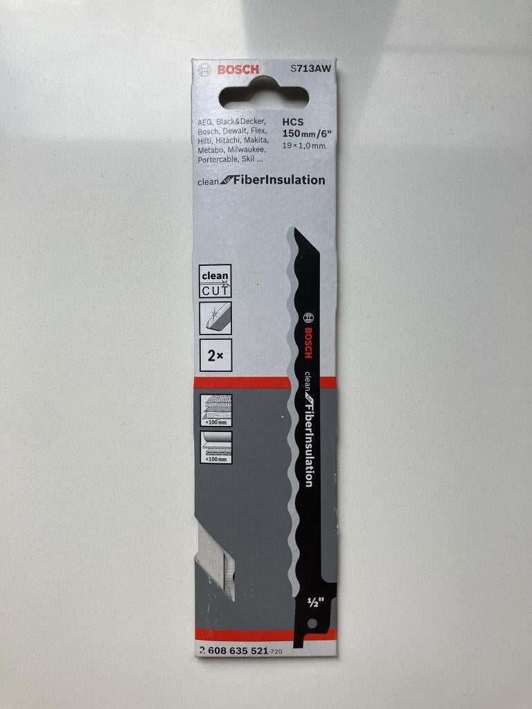 Bosch reciprozaagblad S713AW (isolatie), Ophalen, Nieuw