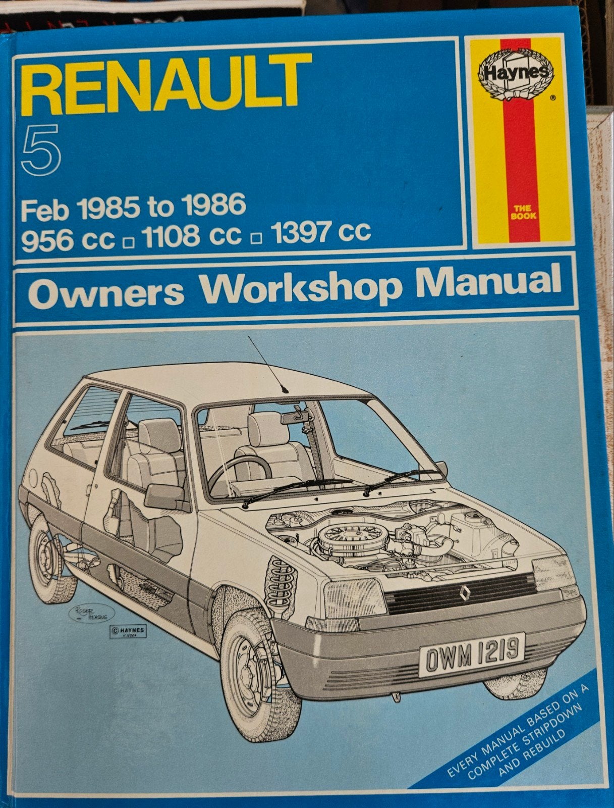 Renault 5 Owners Workshop Manual (1985-1986), Ophalen of Verzenden, Gelezen, Renault, Haynes