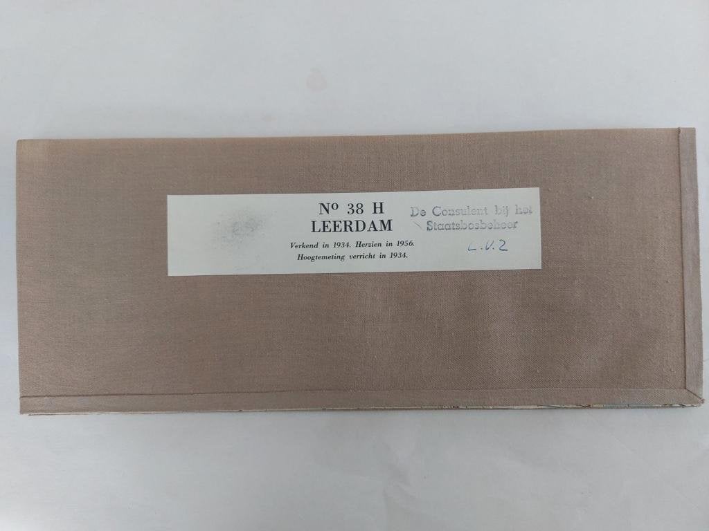 38H Stafkaart 1958 Leerdam Heukelum Brakel Asperen, Ophalen of Verzenden, 1800 tot 2000, Nederland, Departement van Defensie