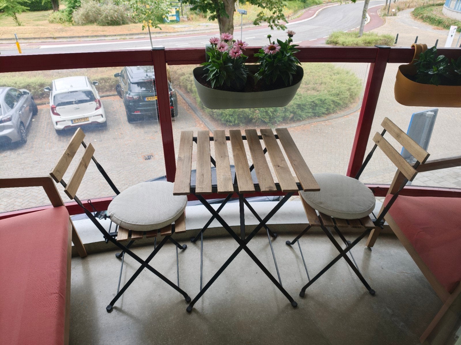 IKEA TÄRNÖ Tuinmeubel set met kussens, Zo goed als nieuw, Tuinset, Hout, Eettafel