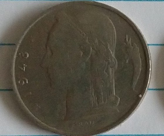 belgische 5 franc 1948 munt, volgnr 28.0, Ophalen of Verzenden, Losse munt